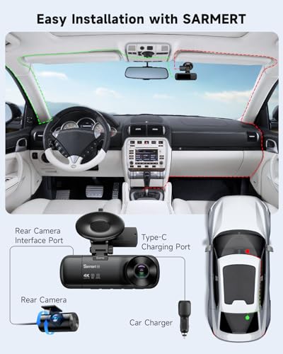 4K 3 Channel Dash Cam