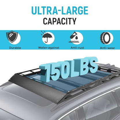 50" x 39" x 4.75" Roof Rack Cargo Basket W