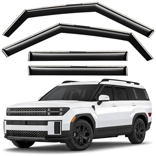 Window Deflectors Smoke Tinted in (4 Count)