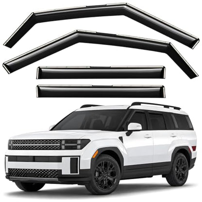 Window Deflectors Smoke Tinted in (4 Count)