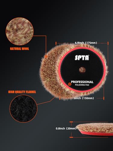 Wool Polishing Pads (2 Count)