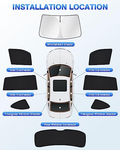 Windshield Sun Shade for 2020 (8 Count)