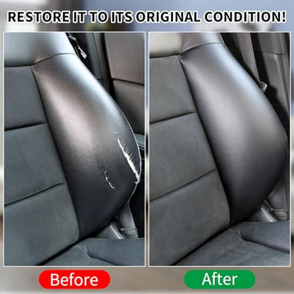Black Leather Recoloring Balm with 100ml Mink Oil
