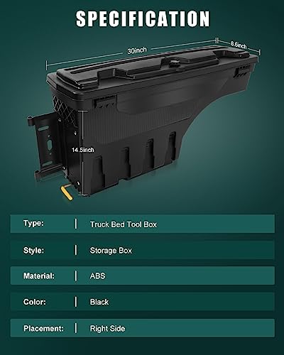Truck Bed Tool Box for Ford F