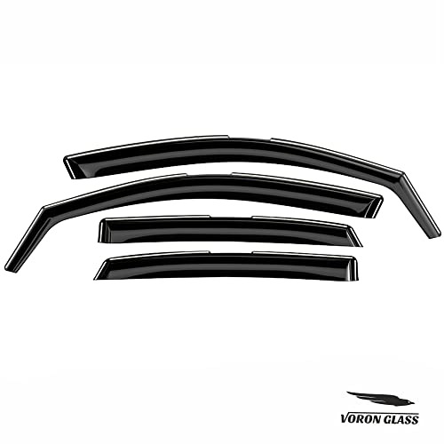in Channel Extra Durable Rain Guards for Honda Civic 2016 (4 Count)