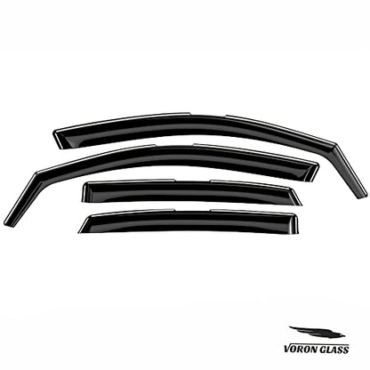 in Channel Extra Durable Rain Guards for Honda Civic 2016 (4 Count)