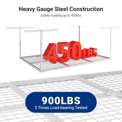 4x6 Overhead Garage Ceiling Storage Rack Organization