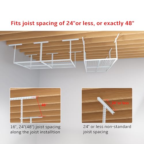 The Atlas Pro 4 x 8 ft Overhead Garage Storage Rack