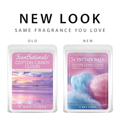 Cotton Candy Cloud Scented Wax Melts (10 Ounce)