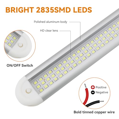 12V LED Interior Light Bar (4 Count)