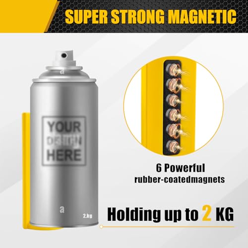 2 Pcs Magnetic Aerosol Spray Can Holder (2 Count)