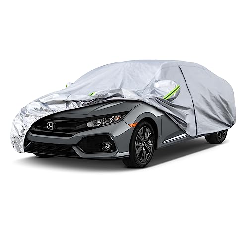 6 Layers Car Cover Custom Fit Honda Civic Sedan from 1995 to 2025