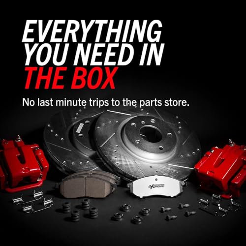 Front Brake & Caliper Kit for Chrysler Town & Country 2008
