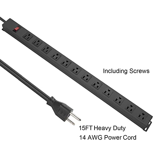 HHOSET Long Power Strip Surge Protector