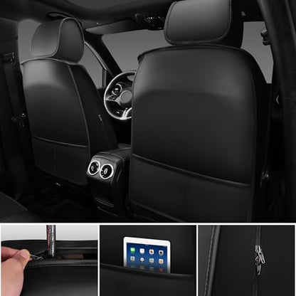 Nappa Leather Car Seat Covers Front Seats