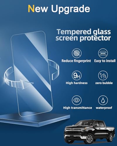 2 Pack Screen Protector for Chevy Silverado 2022 (2 Count)