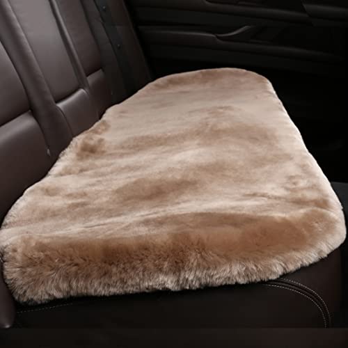 Genuine Sheepskin Car Rear Seat Cover for Fuzzy Fur Wool Cushion