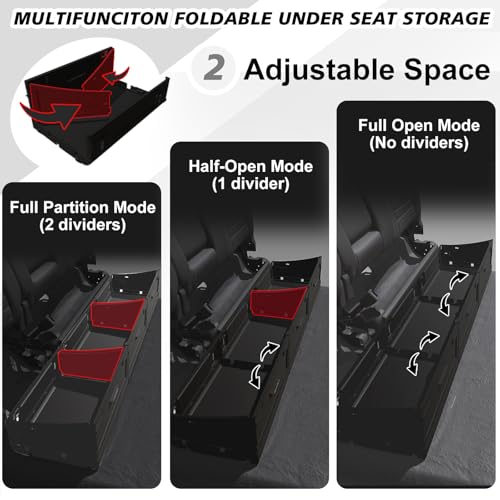 Foldable Under Seat Storage Box for Ford F150 2015