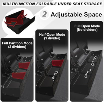Foldable Under Seat Storage Box for Ford F150 2015