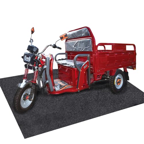 Garage Floor Matting 6.6x8.5 Feet Oil Absorbent Large Rubber Mat Waterproof Rubber Backing Layer Golf Cart Garage Mat Protects Floor from Spills Stains Oil Drip Pan for Under Car