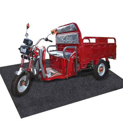 Garage Floor Matting 6.6x8.5 Feet Oil Absorbent Large Rubber Mat Waterproof Rubber Backing Layer Golf Cart Garage Mat Protects Floor from Spills Stains Oil Drip Pan for Under Car