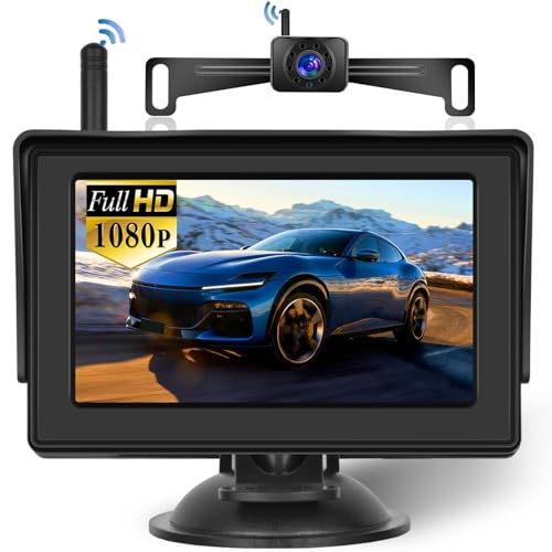 Wireless Backup Camera System 4.7 Inch Car Monitor Kit