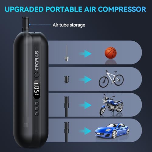 Portable Electric Tire Inflator Bike Pump