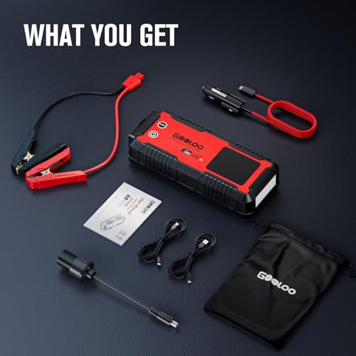 GT6000 Jump Starter 6000A 12V with 100W Bi