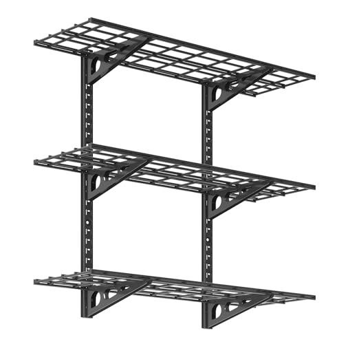 3 Tier 1x3ft Garage Storage Wall Shelving