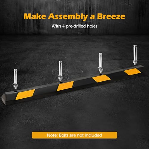 72 Inch Rubber Parking Curb