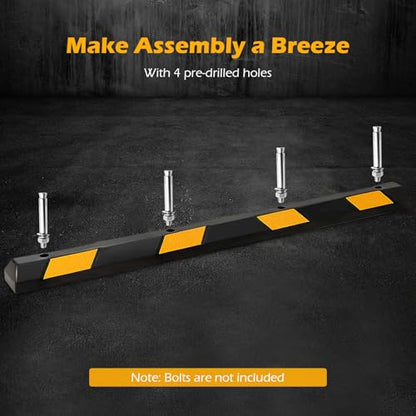 72 Inch Rubber Parking Curb