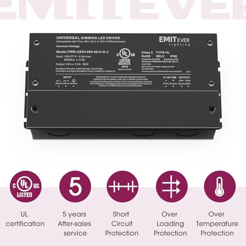 2 Pack 60W 24V 5