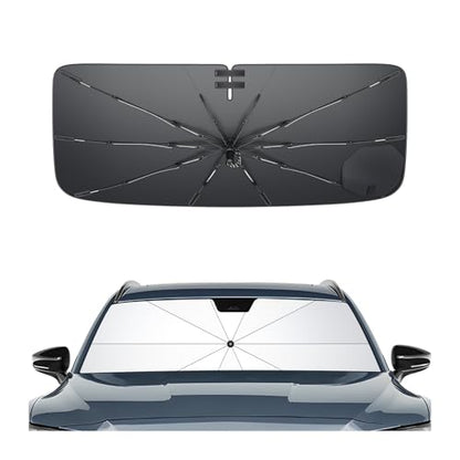for 2023 2025 2026 Mazda CX50 Windshield Umbrella Sunshade [Easier Foldable] for 2025 2026 Mazda CX50 Accessories 2024 CX50 Sunshade Umbrella for 2025 2026 CX50 Windshield Sun Shade Umbrella