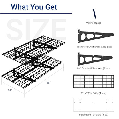 2 Pack 2x4ft 24 (2 Count)