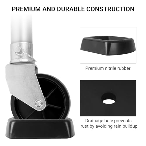 Jack Wheel Chock Stabilizer