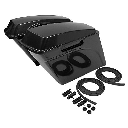 Motorcycle 5" Stretched Saddlebags Fit For Harley Touring 1993