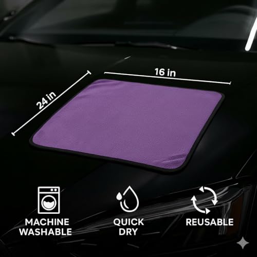PAKS 3 Pack Reusable Microfiber Towels (3 Count)