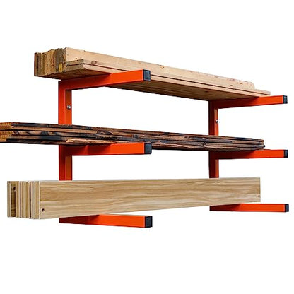 Lumber Storage Rack Wall Mount (2 Count)