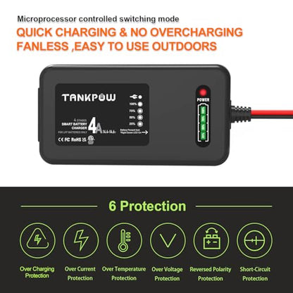 14.6V 4A LiFePO4 Lithium Battery Charger
