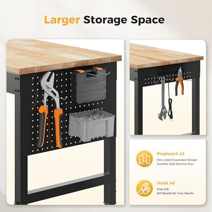 60" Adjustable Workbench