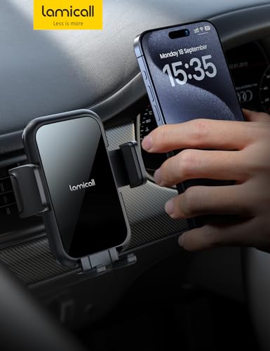 2026 Wider Clamp & Metal Hook Car Phone Holder Vent Accessories