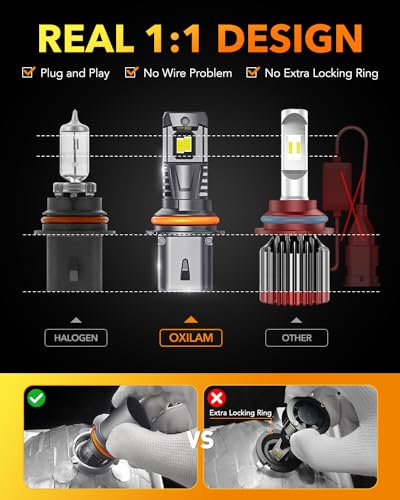 9004 HB1 LED Light Bulbs (2 Count)