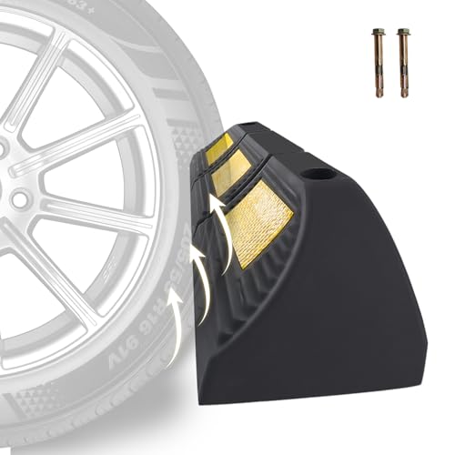 Rubber Parking Stopper for Garage 1 Pack