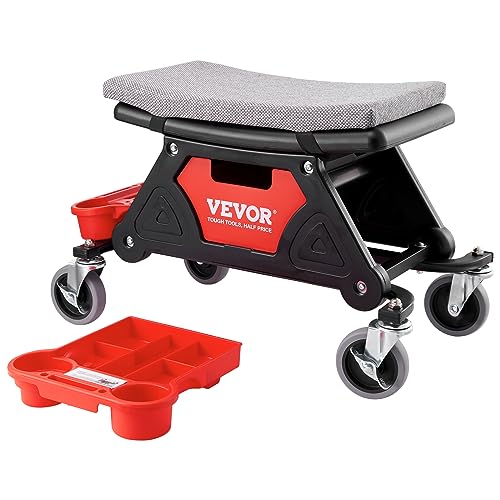 Mechanic Stool 300 LBS Capacity Garage Stool Gift for Men