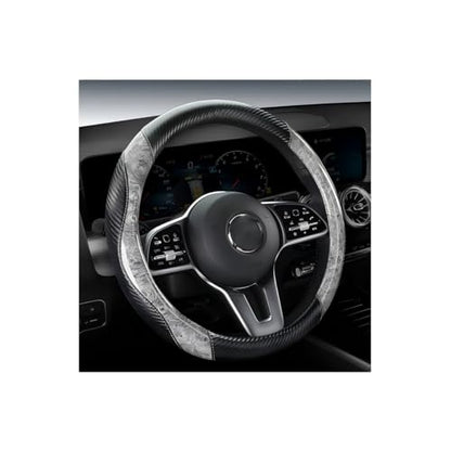 Wood Grain Steering Wheel Cover with Coasters Universal 14.5 (3 Count)