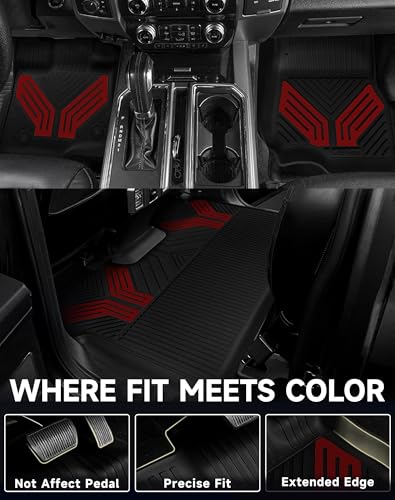 Premium Color TPE Floor Mats for Ford F