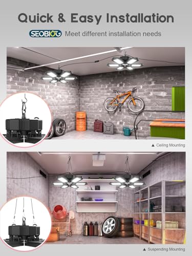 2 Pack Plug in Garage Light (2 Count)