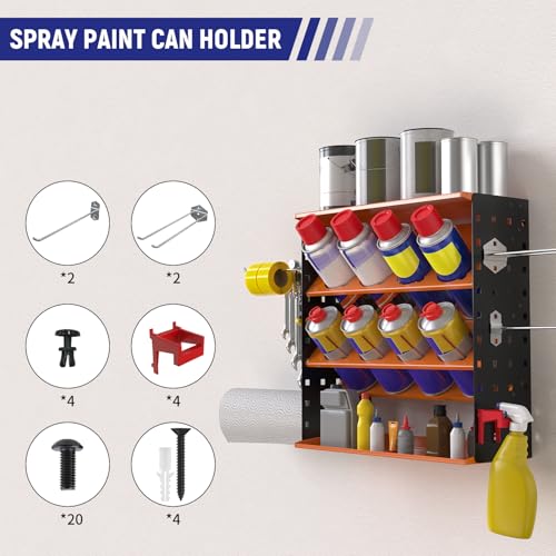 Wall Mount Spray Can Holder
