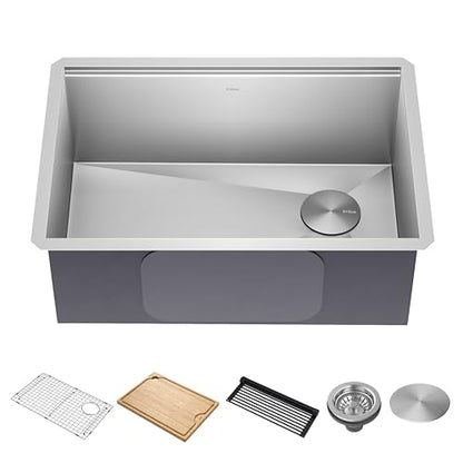 Stainless Steel 27 in Undermount Kitchen Sink KWU110