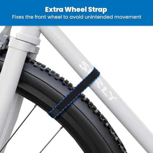 Bike Wall Mount Rack with Shelf and Hooks